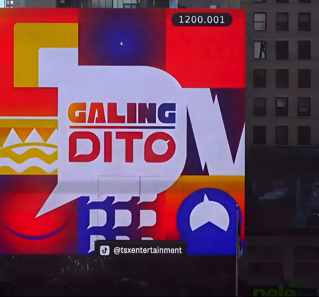 Galing DITO, NYC Billboard